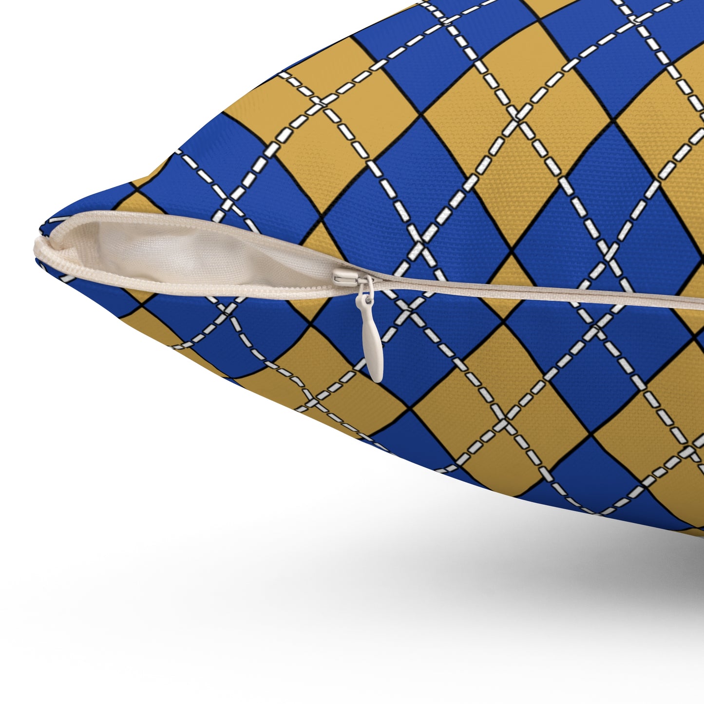 Kosovo Retro Argyle Cushion Pillow