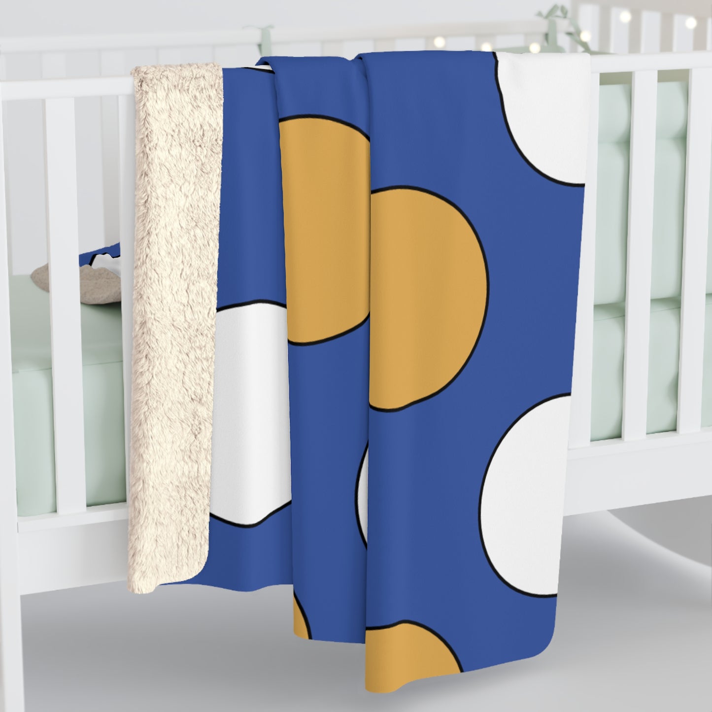 Marshall Islands Retro Polka Dots Blanket Throw