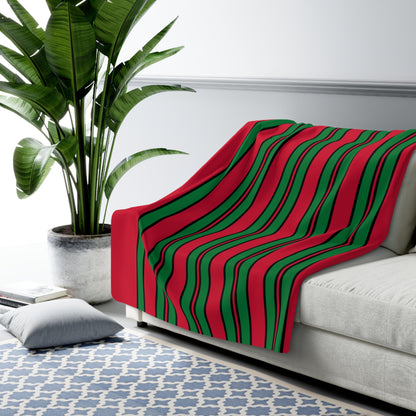 Maldives Retro Stripes Blanket Throw