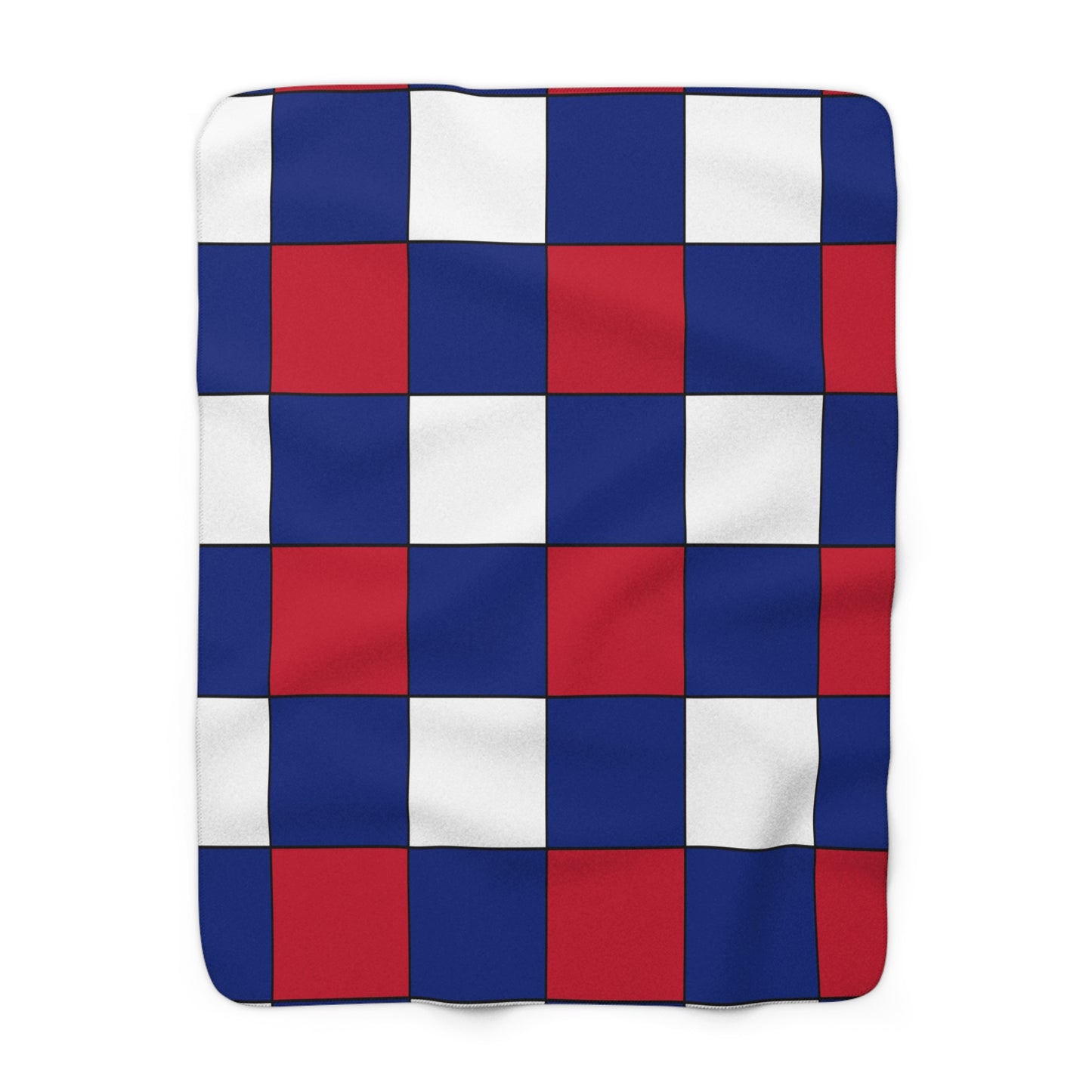New Zealand Retro Check Blanket Throw