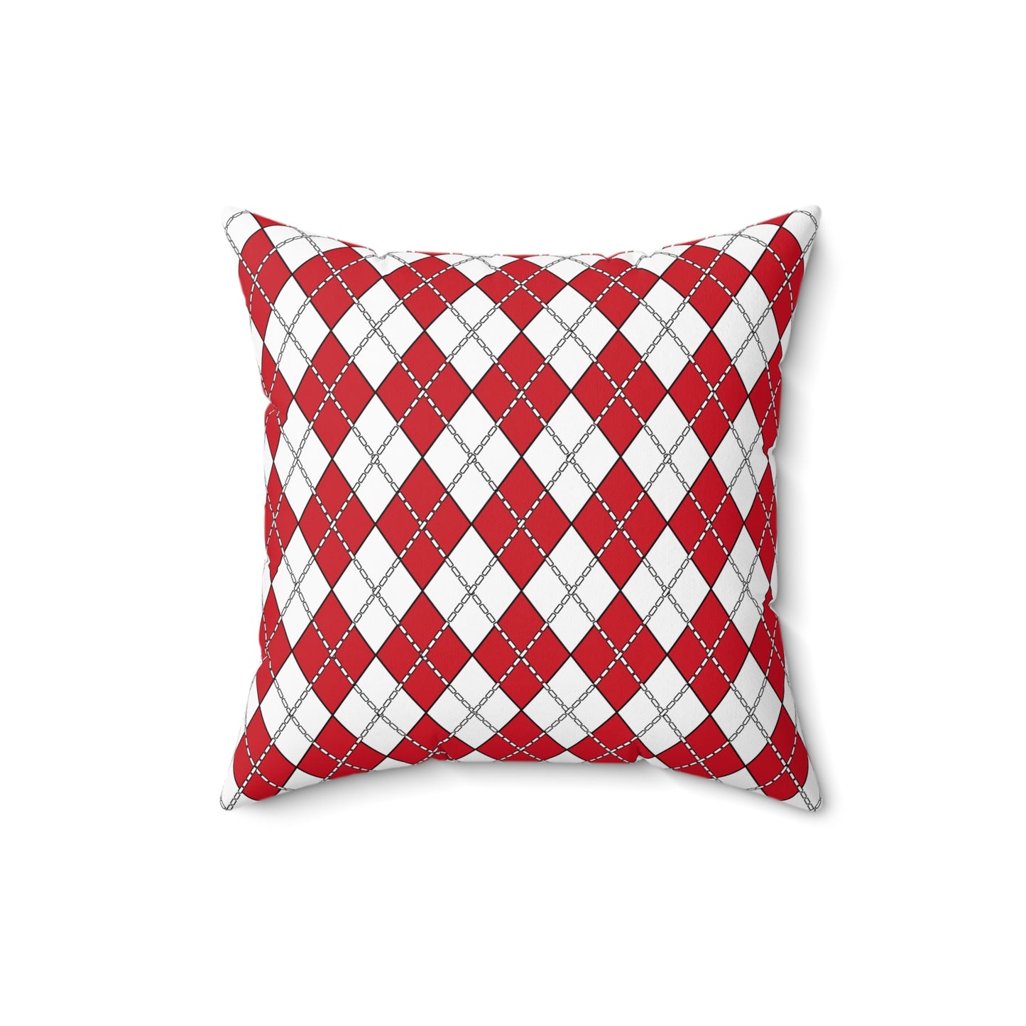 England Retro Argyle Cushion Pillow