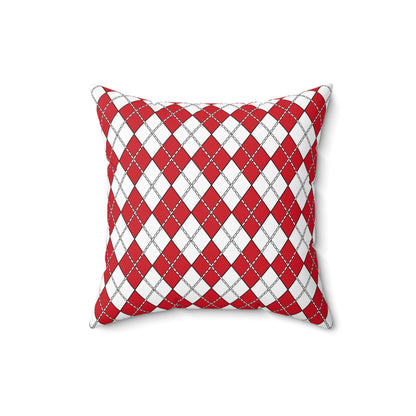 England Retro Argyle Cushion Pillow
