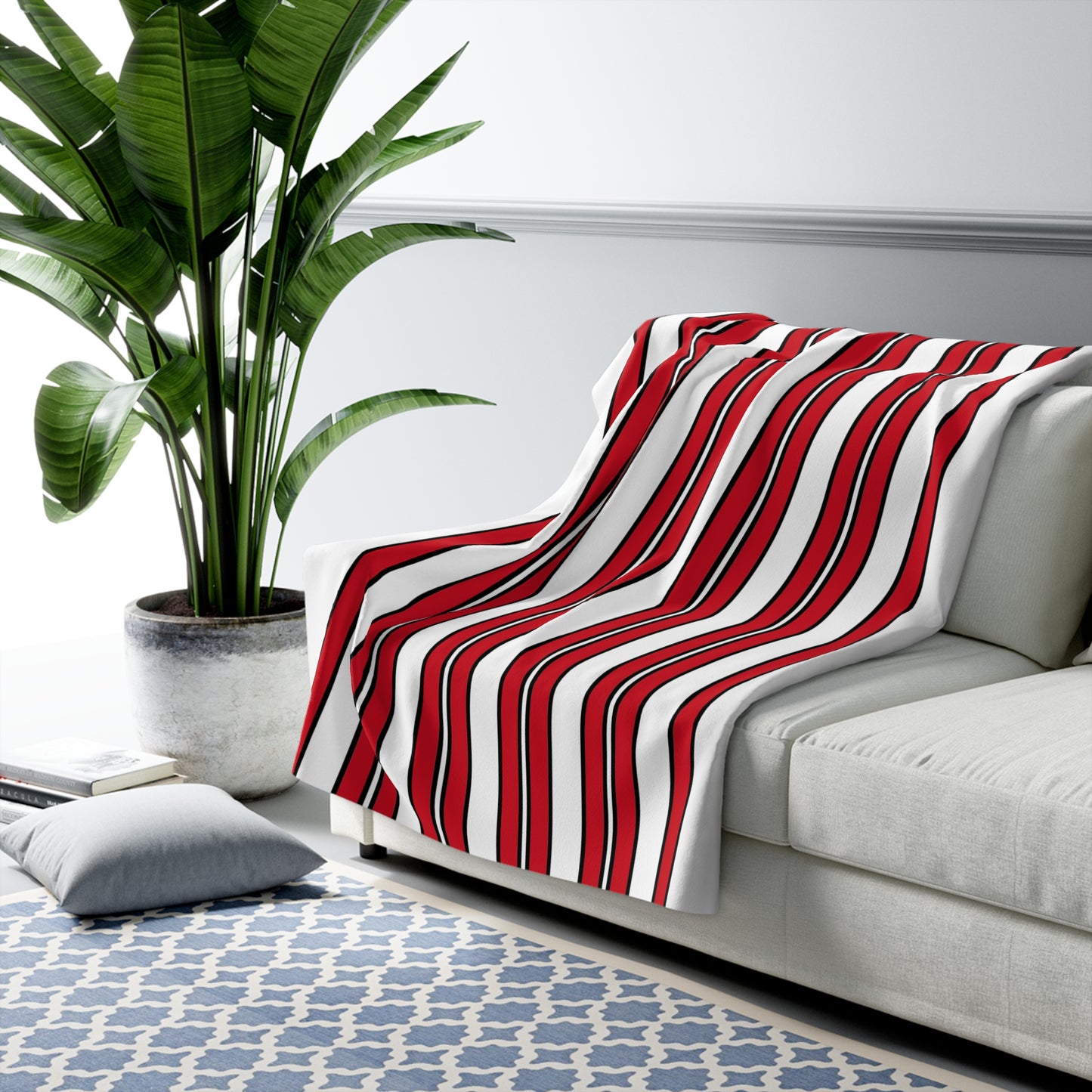 England Retro Stripes Blanket Throw