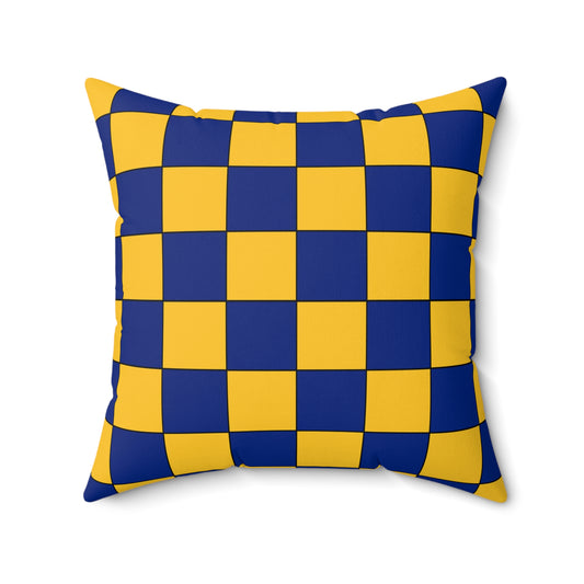 Barbados Retro Check Cushion Pillow