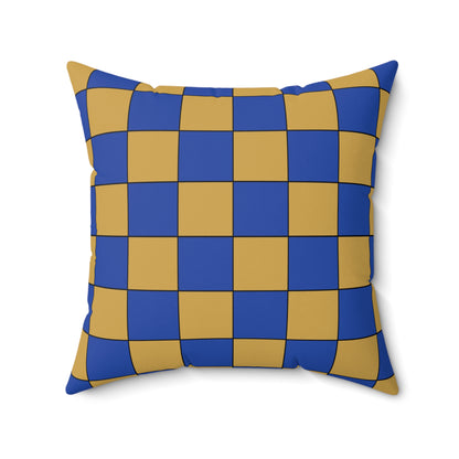 Kosovo Retro Check Cushion Pillow