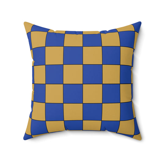 Kosovo Retro Check Cushion Pillow