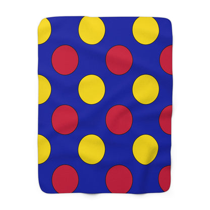 Andorra Retro Polka Dots Blanket Throw