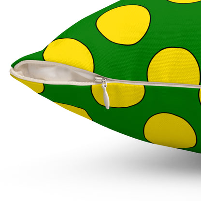Cocos Islands Retro Polka Dots Cushion Pillow