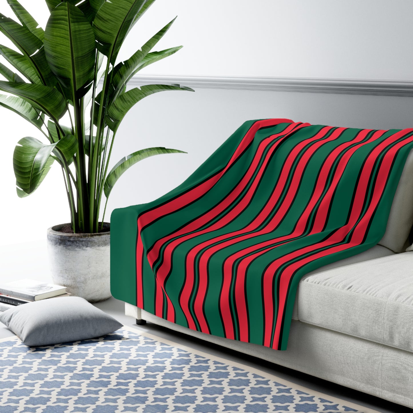 Bangladesh Retro Stripes Blanket Throw