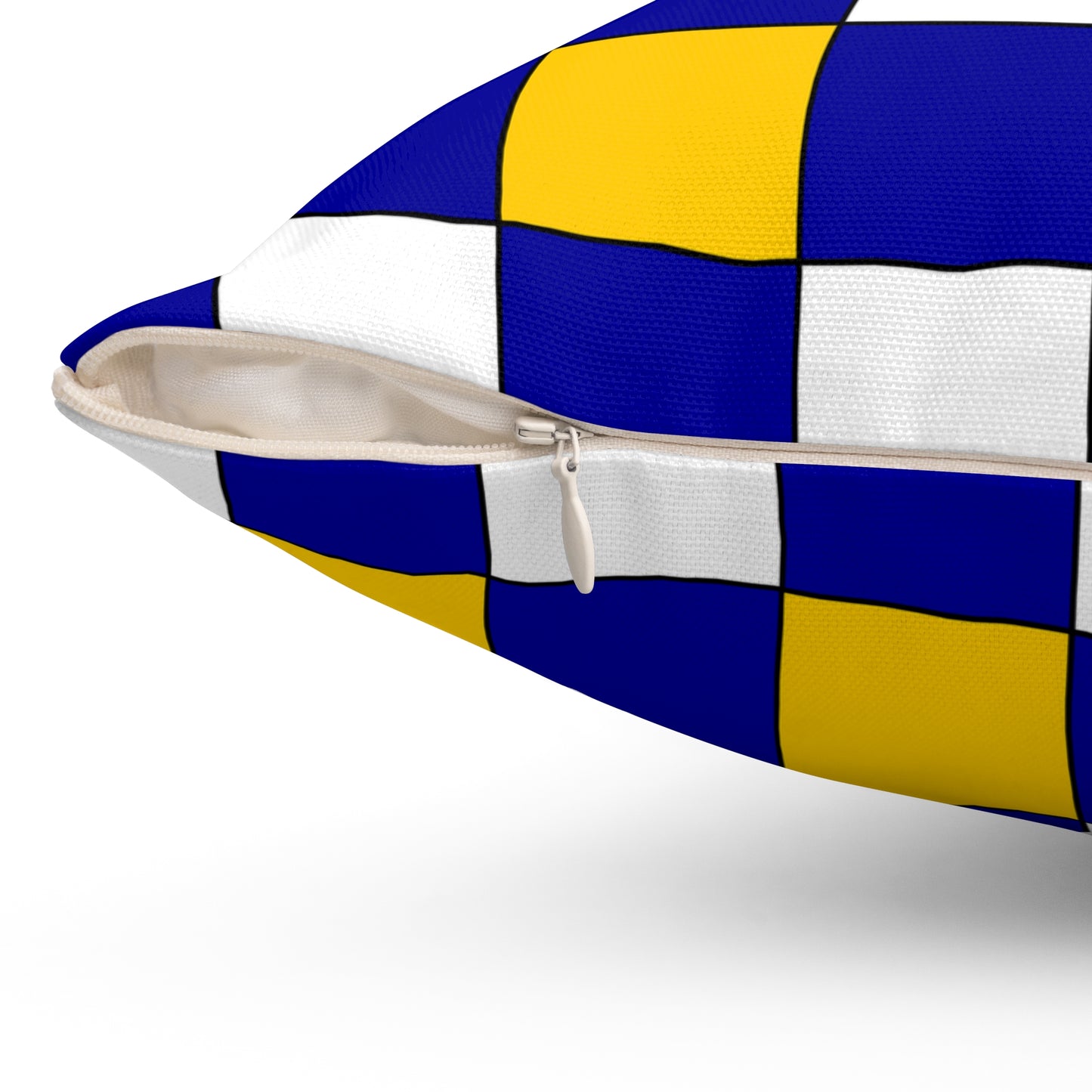 Bosnia And Herzegovina Retro Check Cushion Pillow
