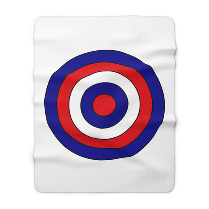 Saint Barthelemy Retro Target Blanket Throw