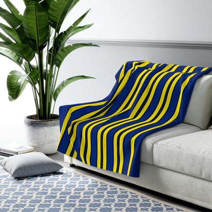Curacao Retro Stripes Blanket Throw