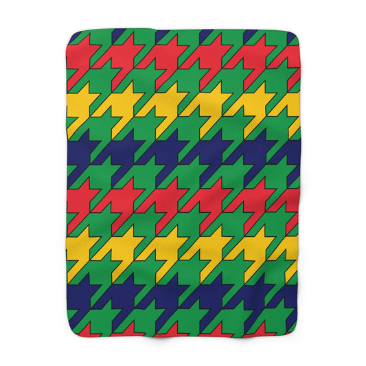 Mauritius Retro Houndstooth Blanket Throw