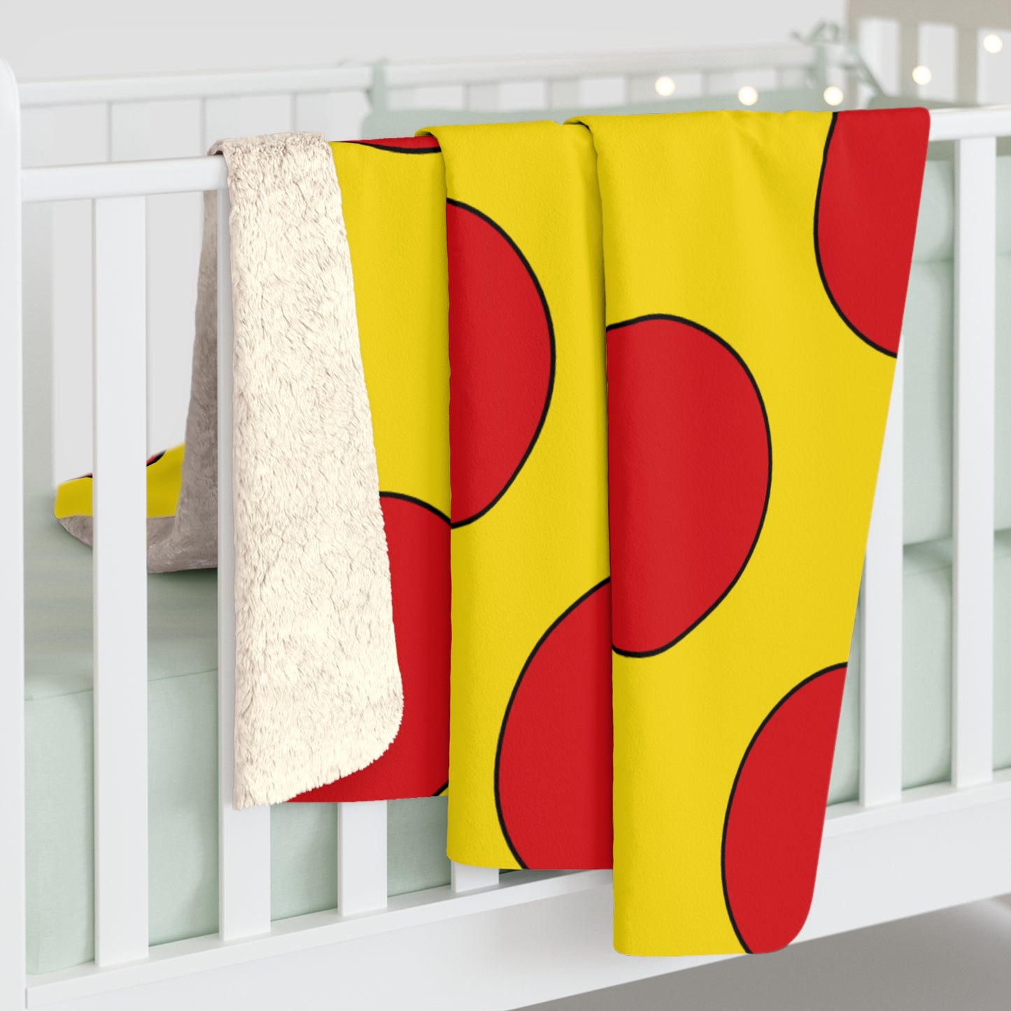 Catalonia Retro Polka Dots Blanket Throw