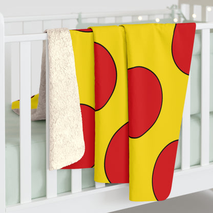 Catalonia Retro Polka Dots Blanket Throw