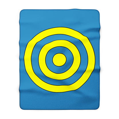 Aruba Retro Target Blanket Throw