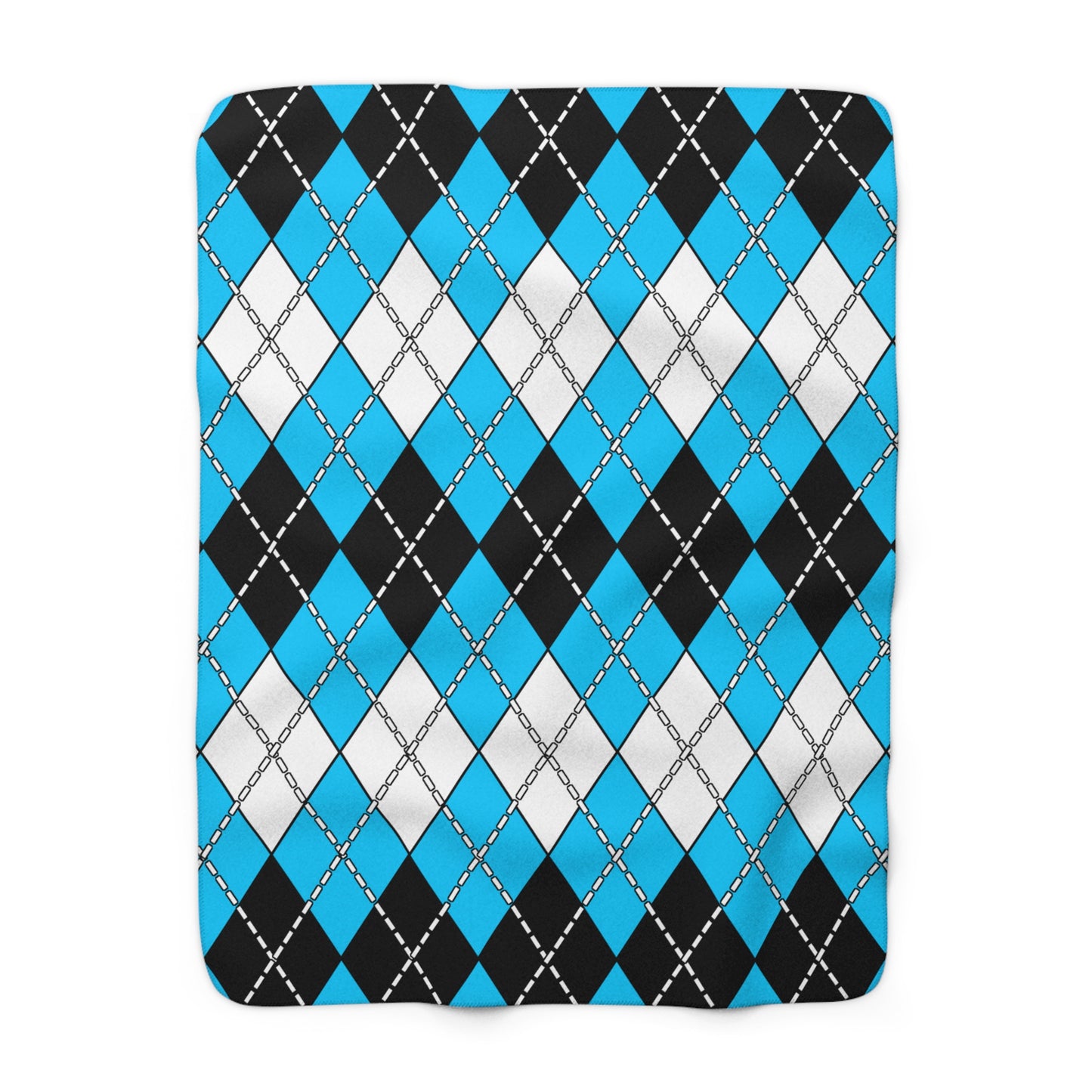 Botswana Retro Argyle Blanket Throw