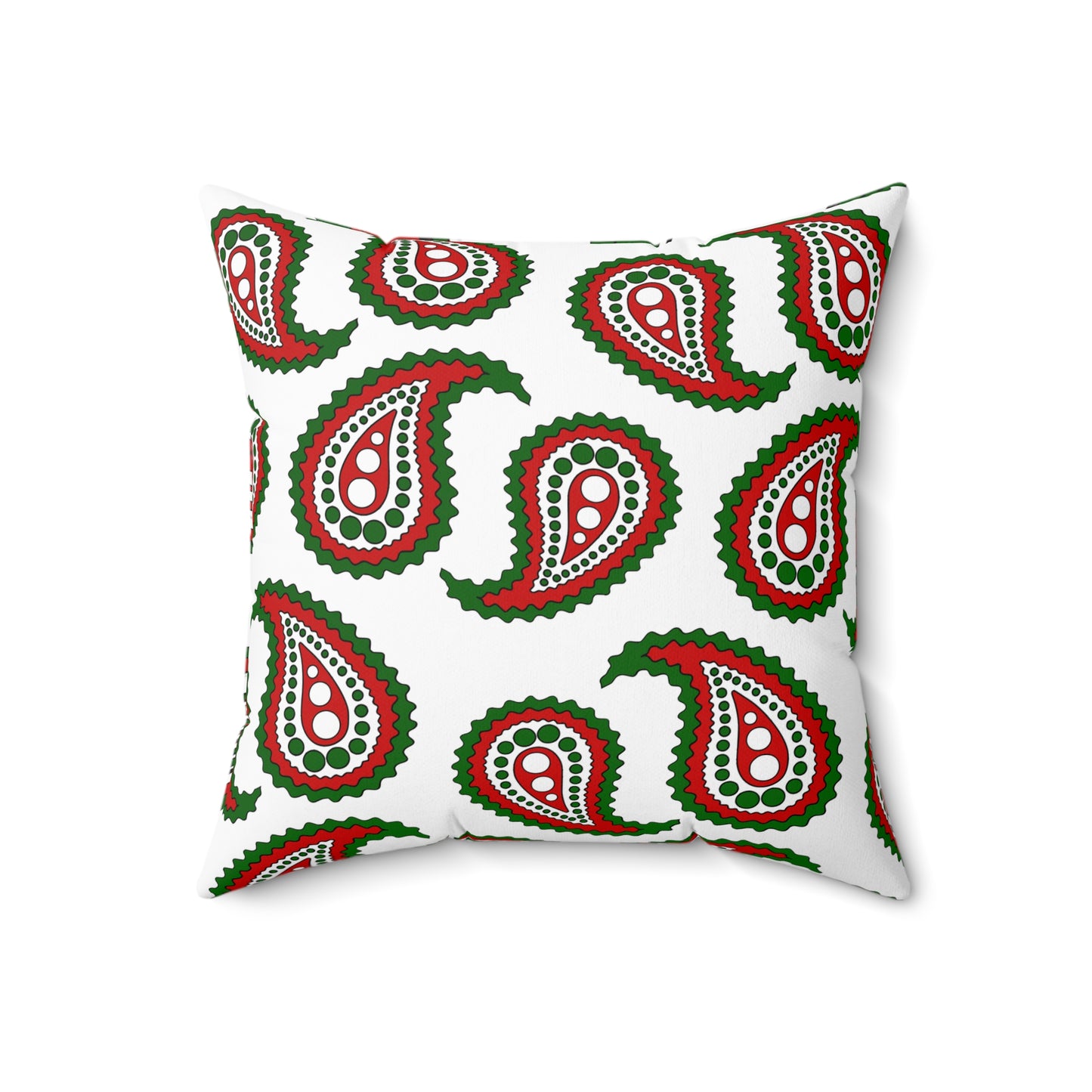 Tajikistan Retro Paisley Cushion Pillow