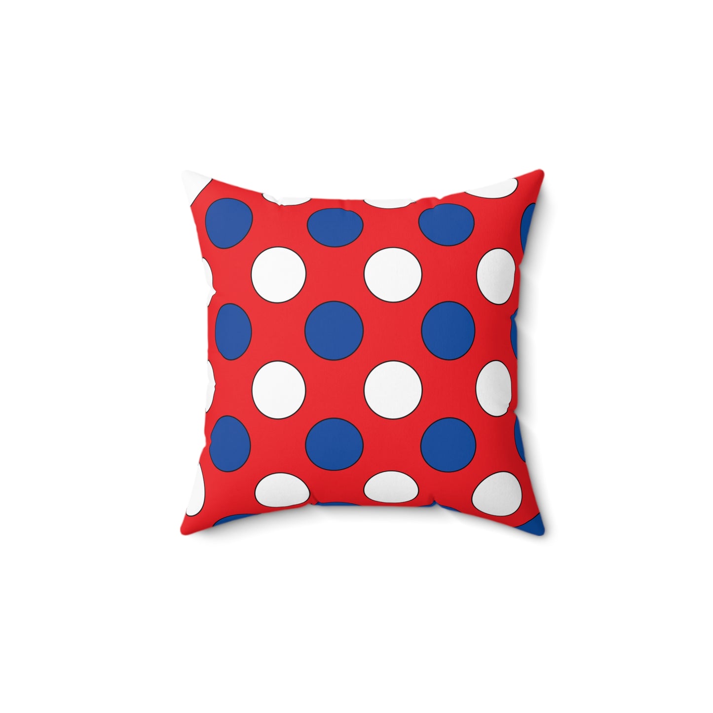 Slovakia Retro Polka Dots Cushion Pillow