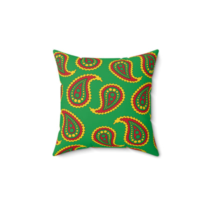 Guinea Bissau Retro Paisley Cushion Pillow