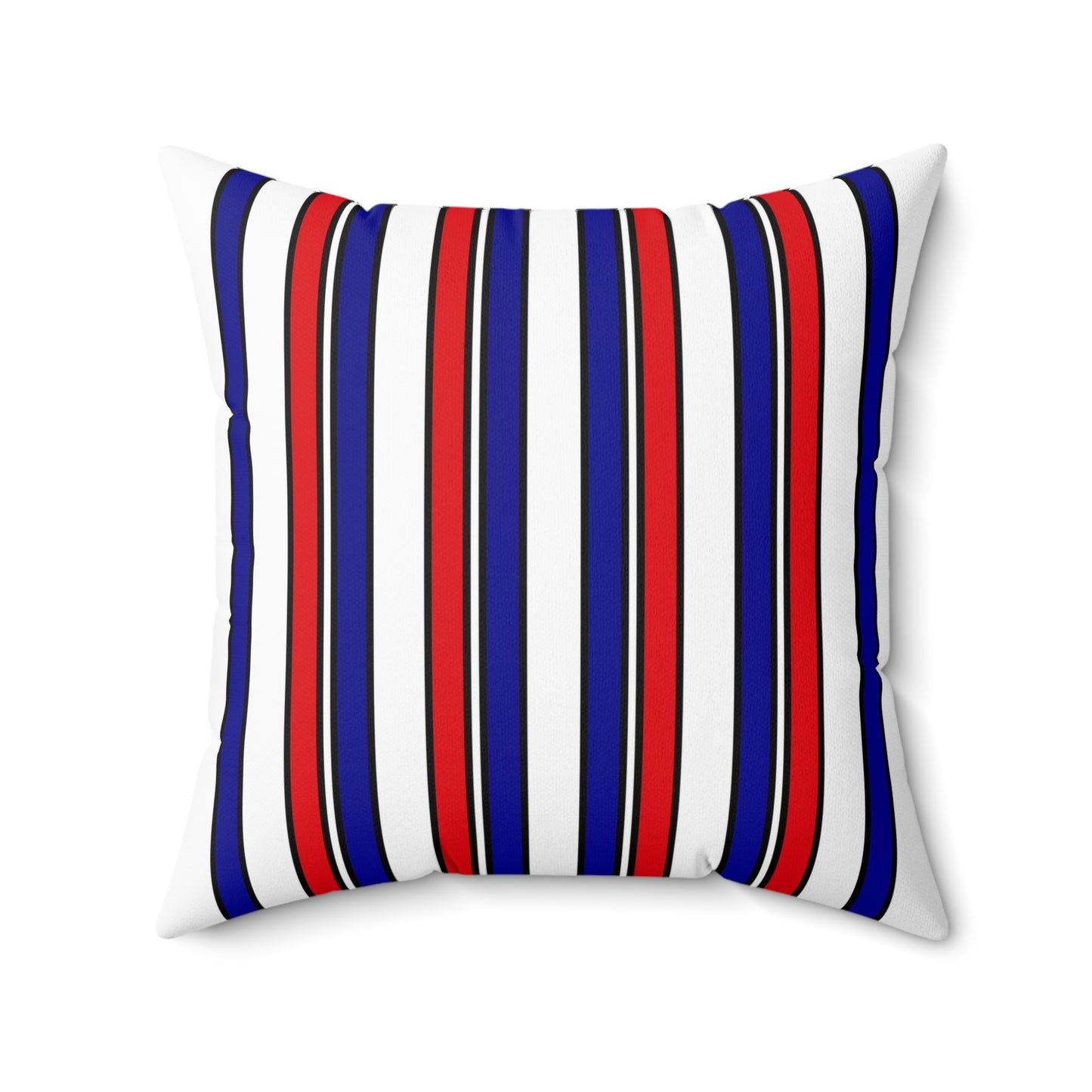 Wallis And Futuna Retro Stripes Cushion Pillow