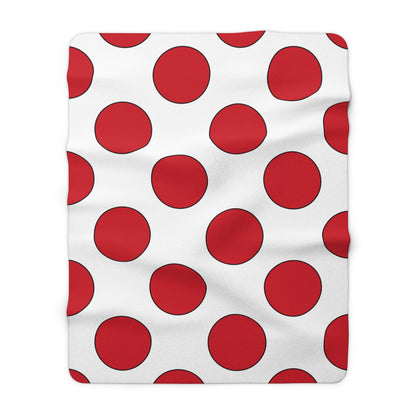 England Retro Polka Dots Blanket Throw