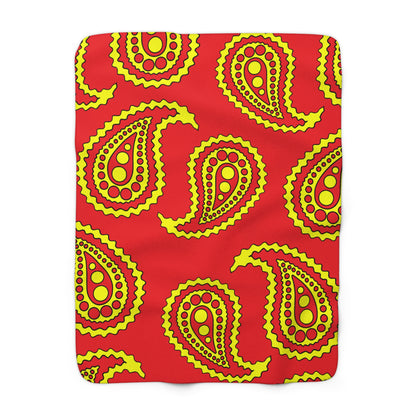 China Retro Paisley Blanket Throw