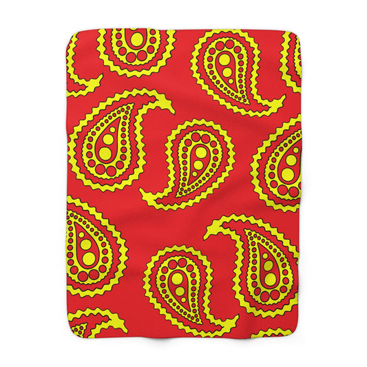 China Retro Paisley Blanket Throw