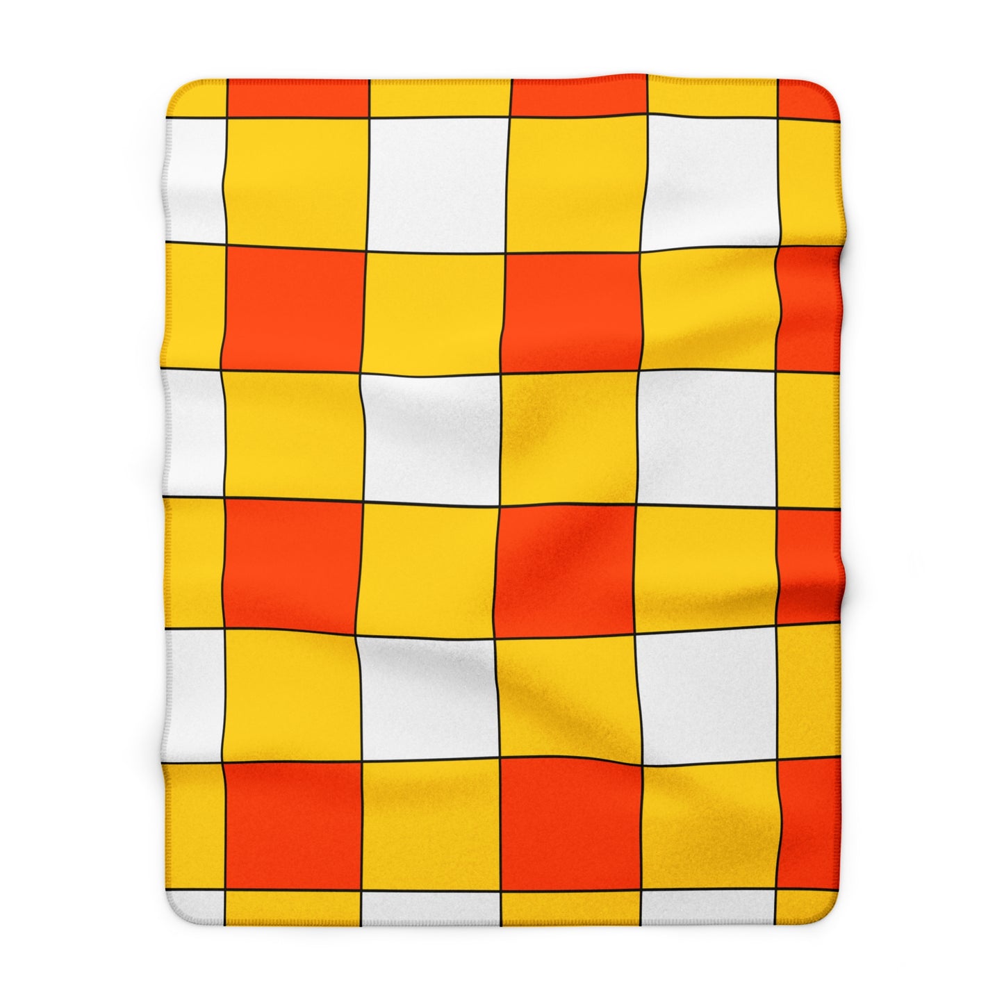 Bhutan Retro Check Blanket Throw
