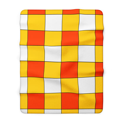 Bhutan Retro Check Blanket Throw