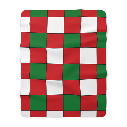 Belarus Retro Check Blanket Throw