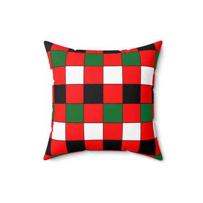 United Arab Emirates Retro Check Cushion Pillow