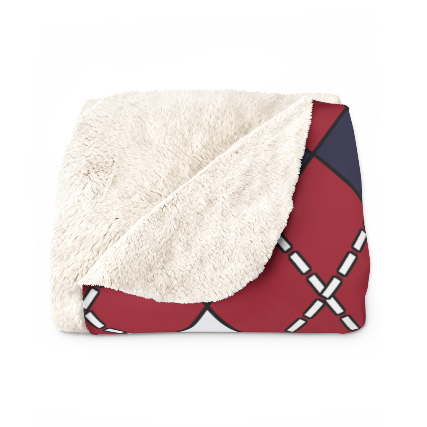 Thailand Retro Argyle Blanket Throw