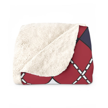 Thailand Retro Argyle Blanket Throw