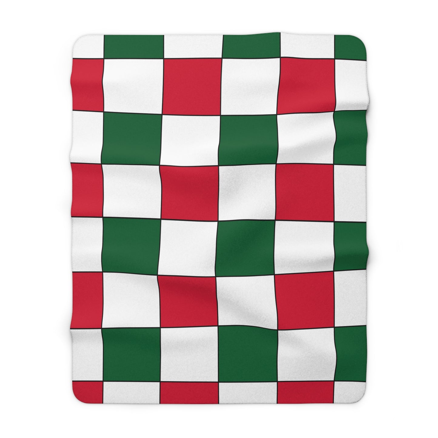 Algeria Retro Check Blanket Throw