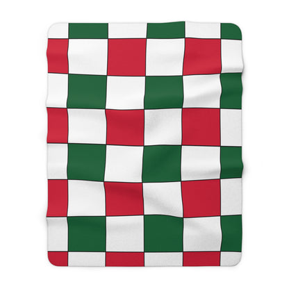 Algeria Retro Check Blanket Throw