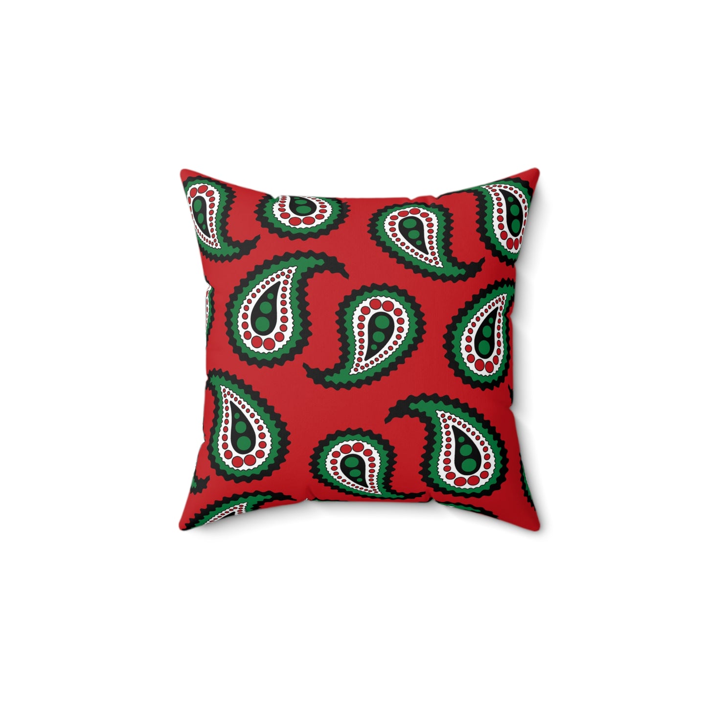 Western Sahara Retro Paisley Cushion Pillow