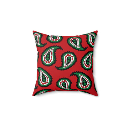 Western Sahara Retro Paisley Cushion Pillow