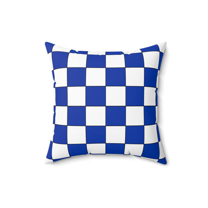 Uruguay Retro Check Cushion Pillow