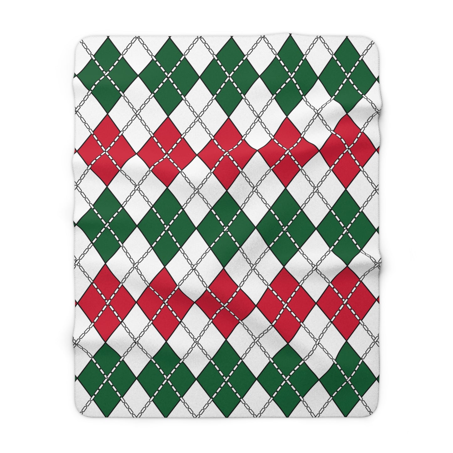 Algeria Retro Argyle Blanket Throw