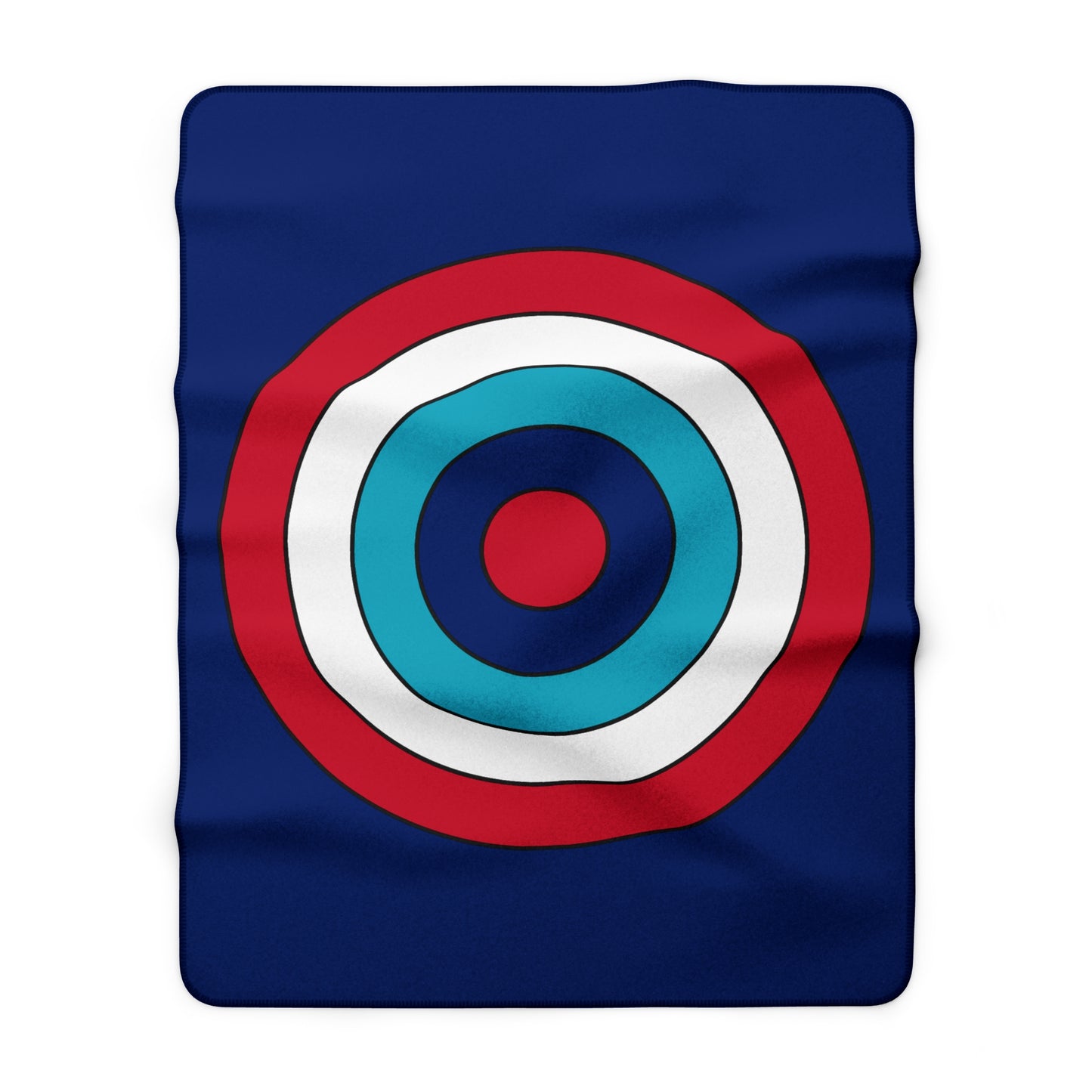 Montserrat Retro Target Blanket Throw
