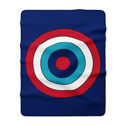 Montserrat Retro Target Blanket Throw