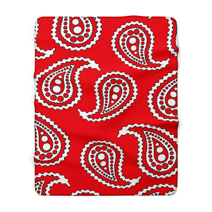 Indonesia Retro Paisley Blanket Throw