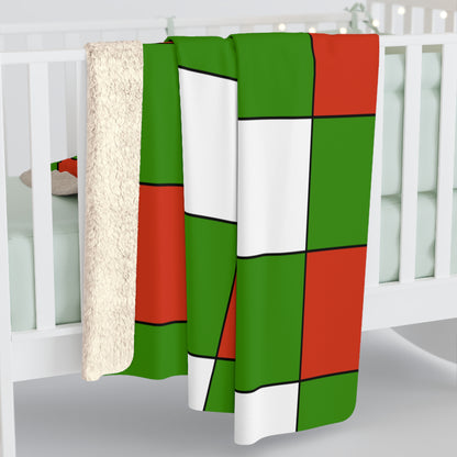 Hungary Retro Check Blanket Throw