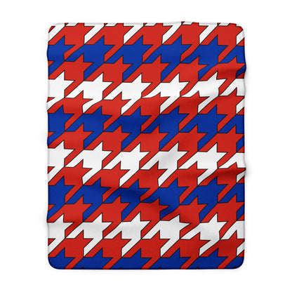 Chile Retro Houndstooth Blanket Throw