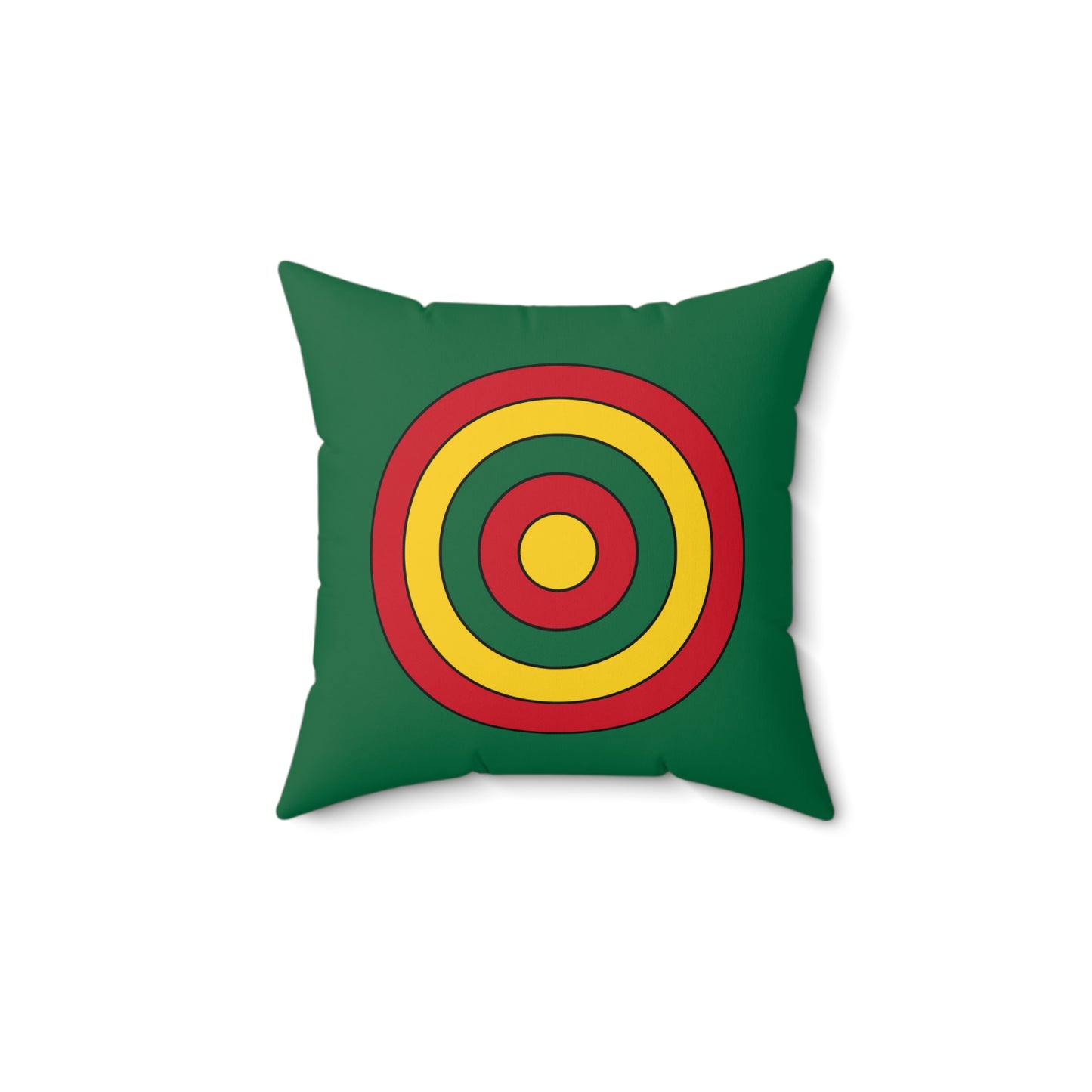 Ghana Retro Target Cushion Pillow