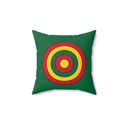 Ghana Retro Target Cushion Pillow