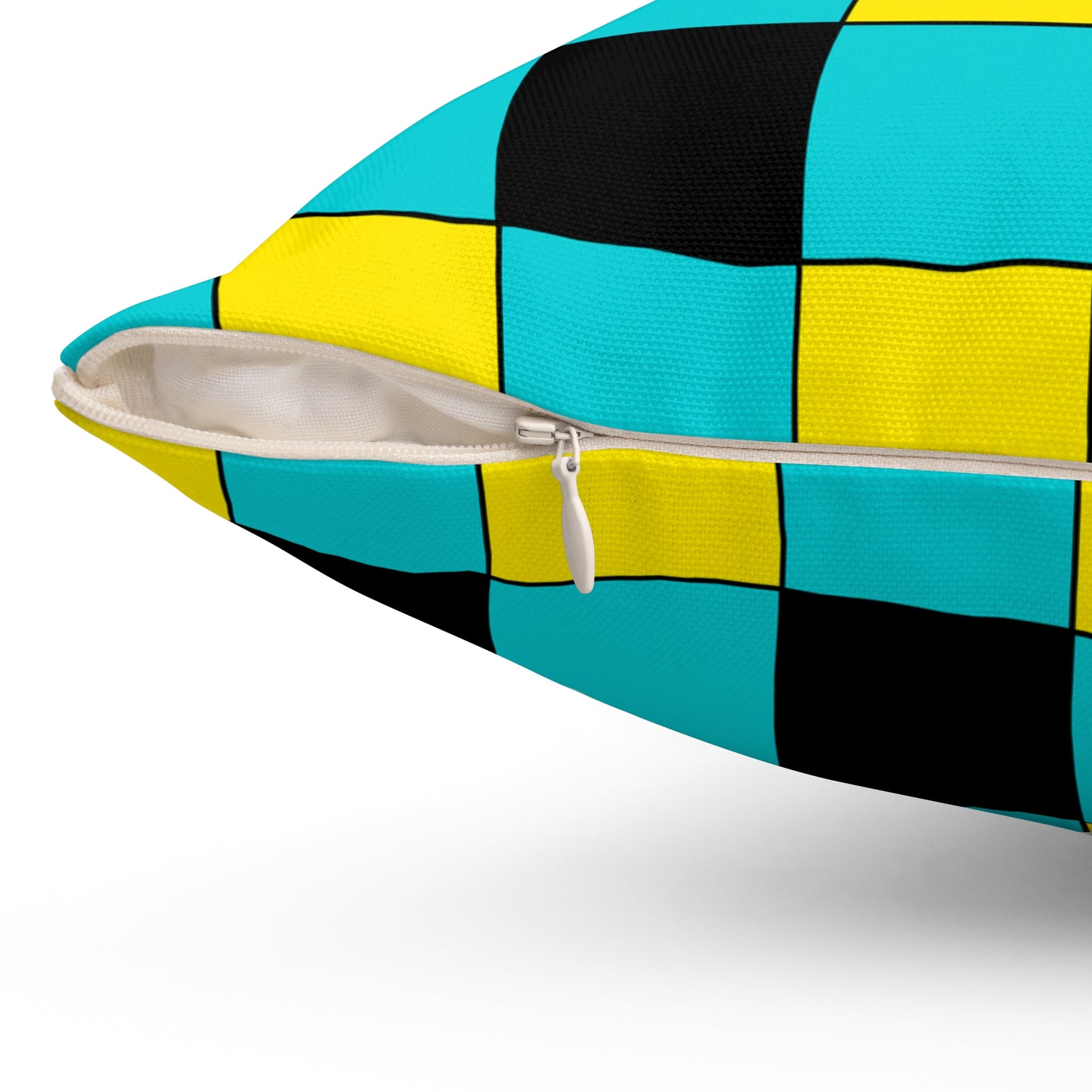 Bahamas Retro Check Cushion Pillow