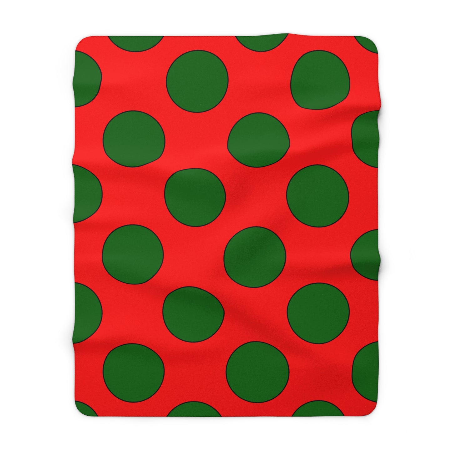 Portugal Retro Polka Dots Blanket Throw