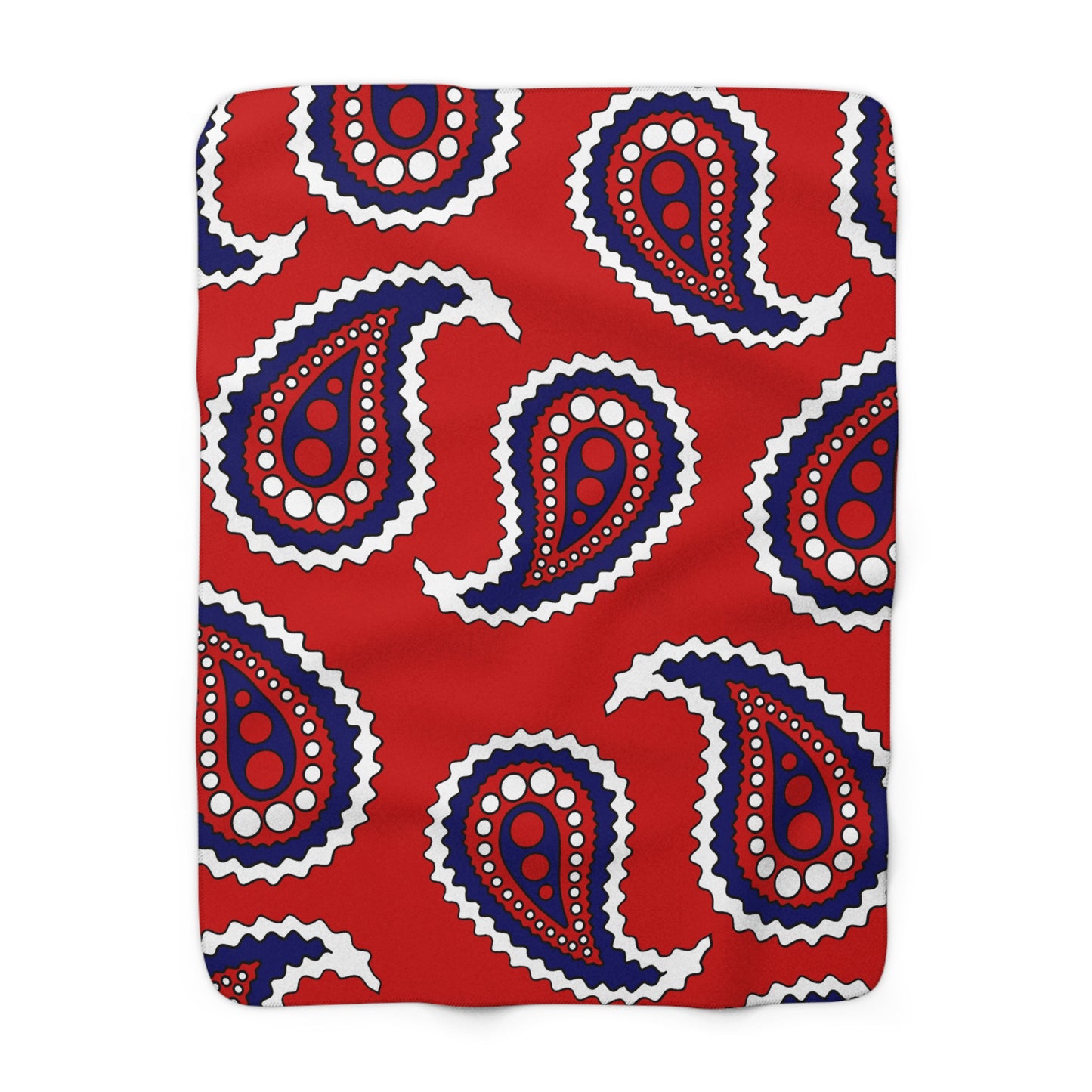 Malaysia Retro Paisley Blanket Throw
